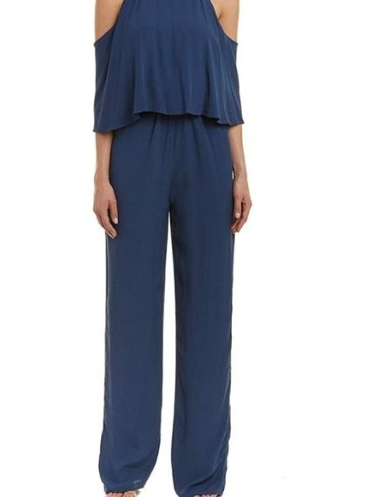 Cupcakes & Cashmere Malu Cold Shoulder Jumpsuit, Size Small